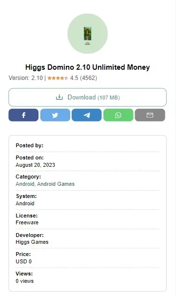 Download domino higgs 2. 10