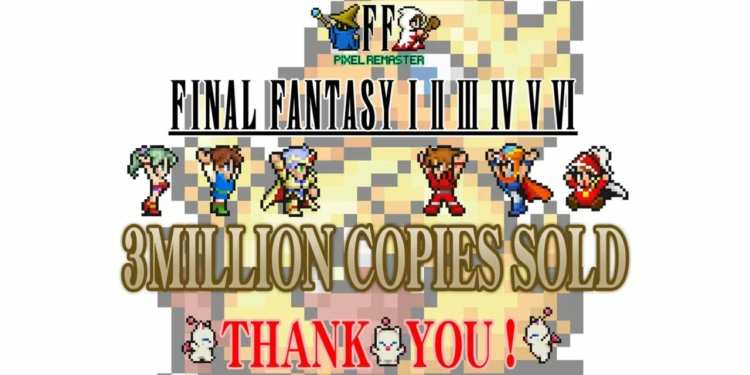 Final fantasy pixel remaster tembus 3 juta kopi