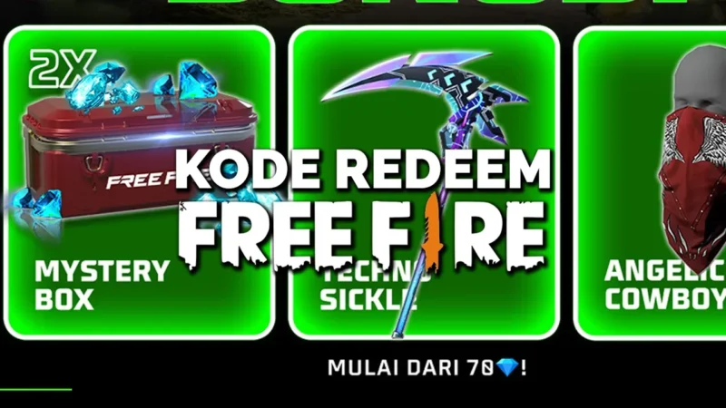 Kode Redeem FF 1 Oktober 2023