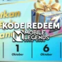 Kode Redeem ML 30 September 2023