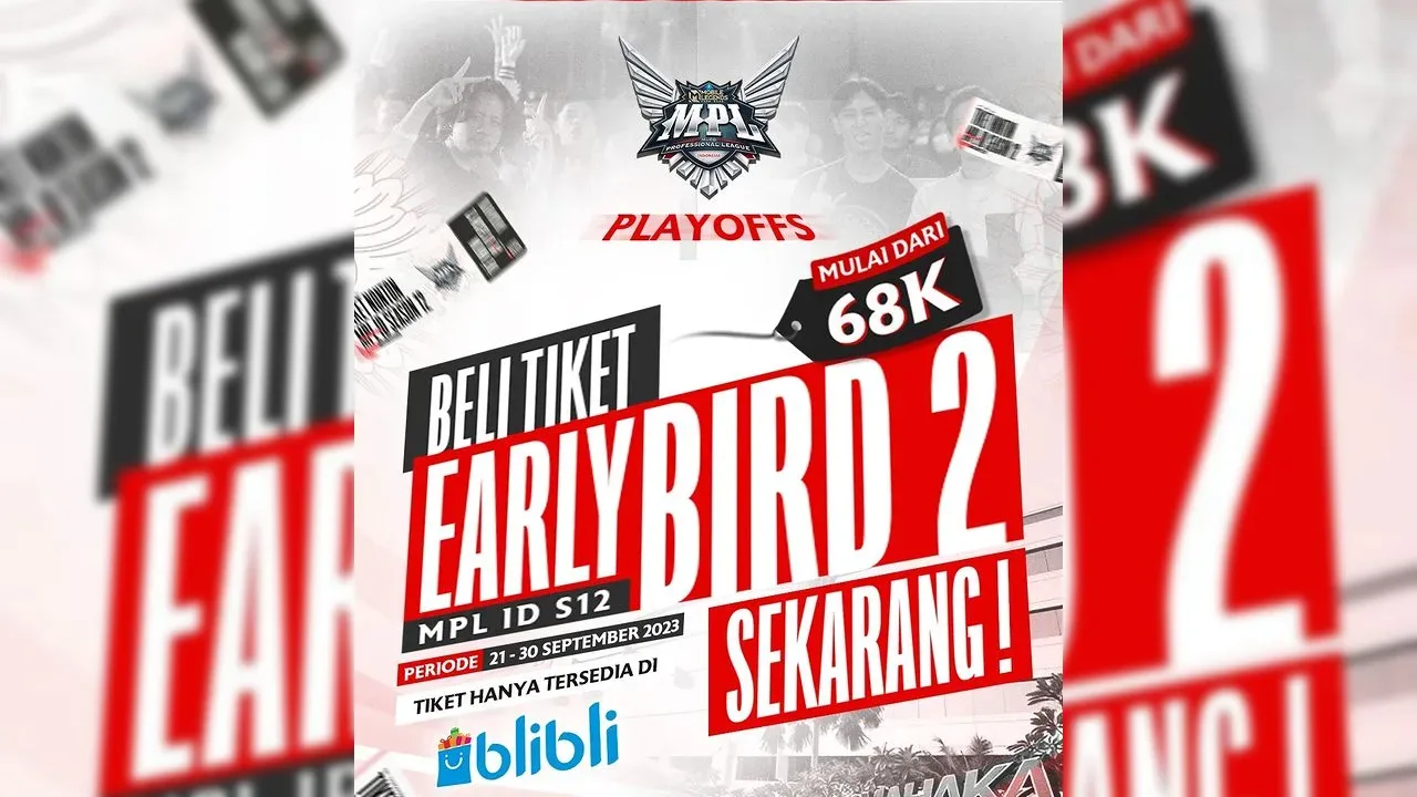 Tiket Playoff MPL ID S12