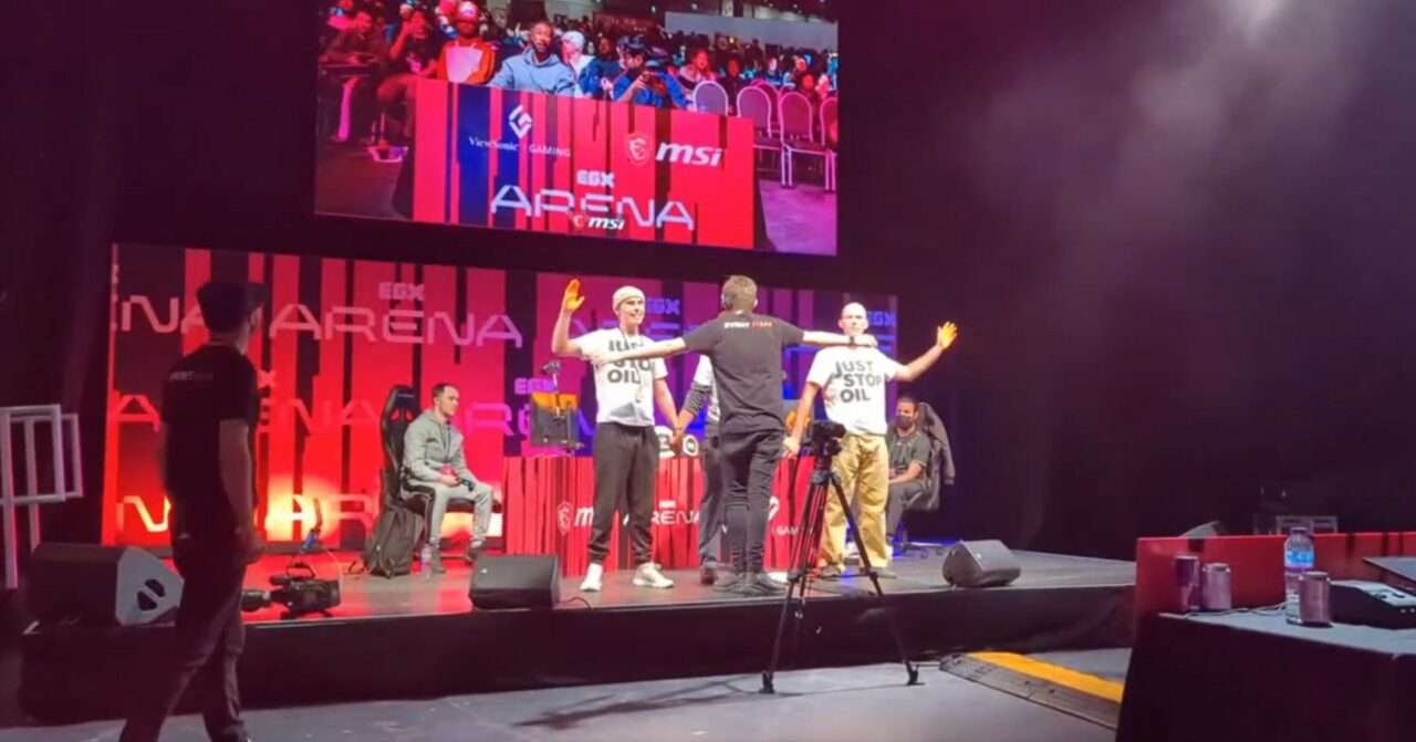 Aksi Protes Kelompok Lingkungan Hentikan EGX London