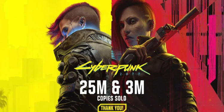 Cyberpunk 2077 tembus 25 juta kopi