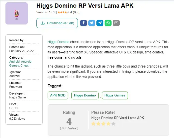 Higgs Domino Rp Versi Lama X8 Speeder Terbaru 2023!