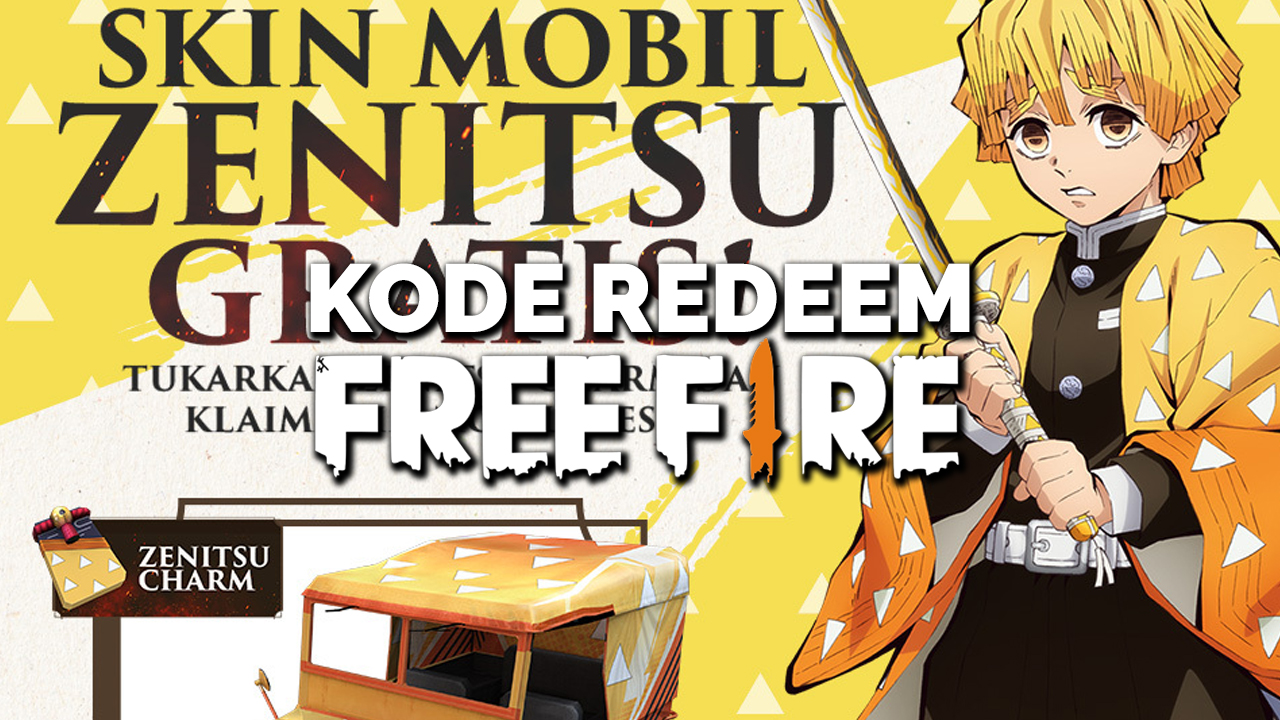 Kode Redeem FF 12 Oktober 2023 Terbaru Hari Ini, Klaim Skin Mobil Zenitsu Gratis