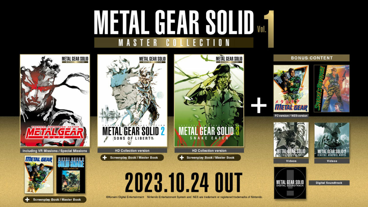 METAL GEAR SOLID: MASTER COLLECTION Vol. 1 Sudah Tersedia di Konsol & PC