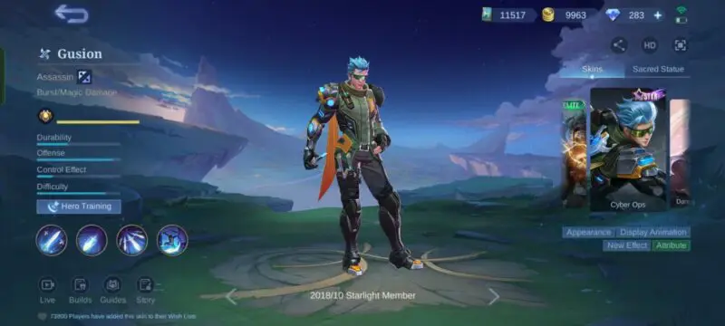 Skin Starlight