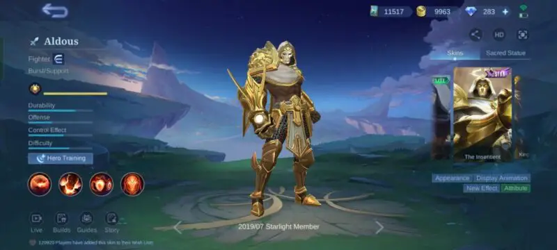 Skin starlight