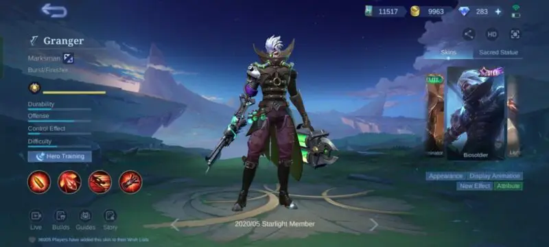 Skin starlight