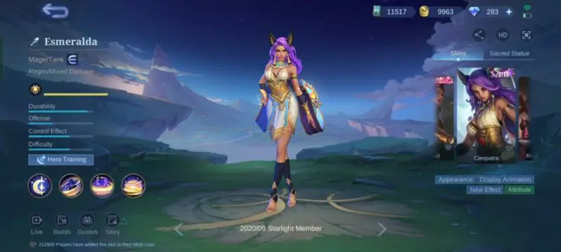 Skin starlight