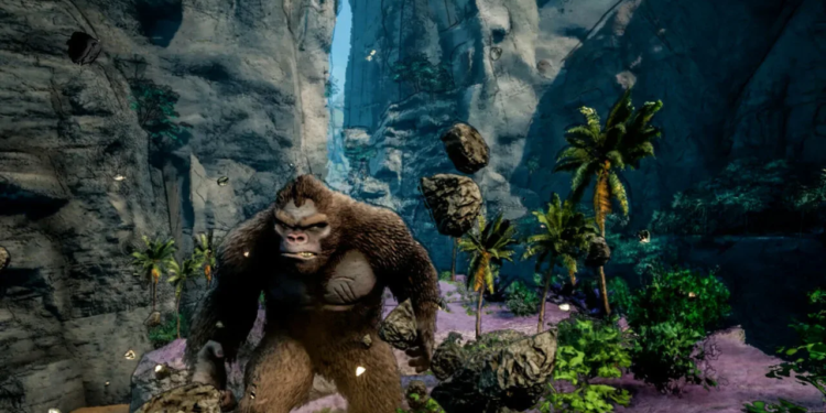 Skull island: rise of kong hanya dikembangkan selama 1 tahun