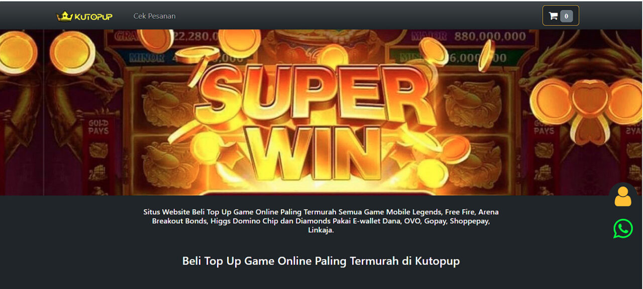 Top up higgs domino di kutopup murah mulai dari 1000 rupiah website