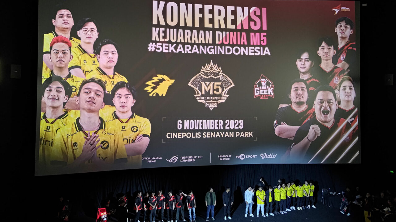 PB ESI dan Moonton Dukung ONIC Esports & Geek Fam di M5