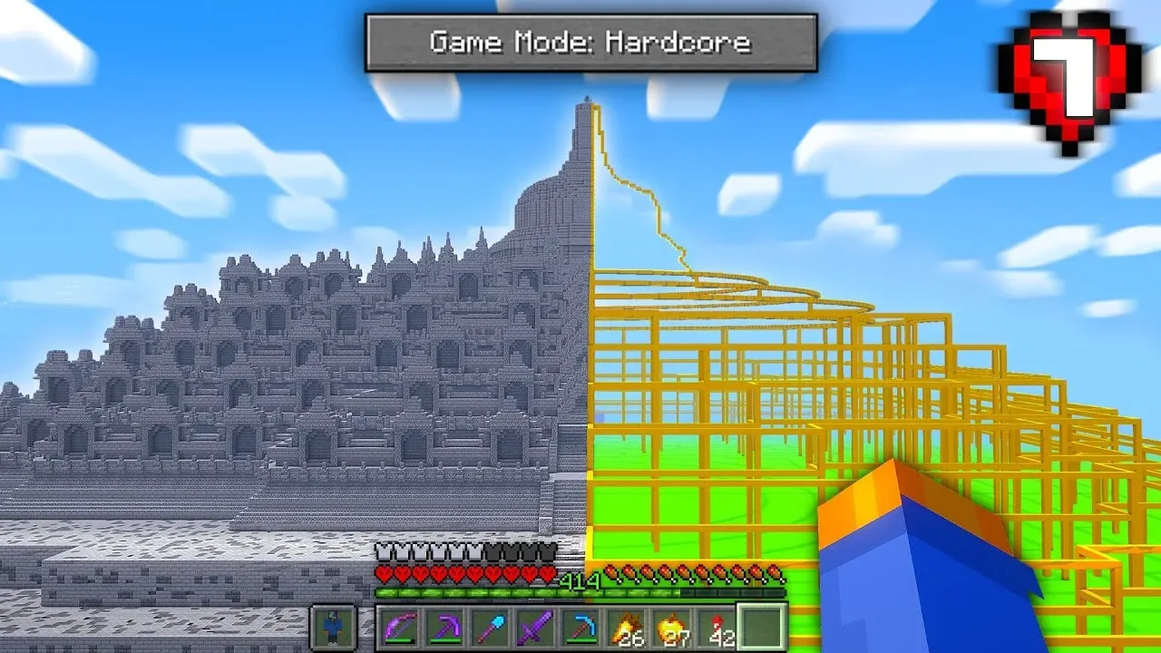 Candi borobudur minecraft 1