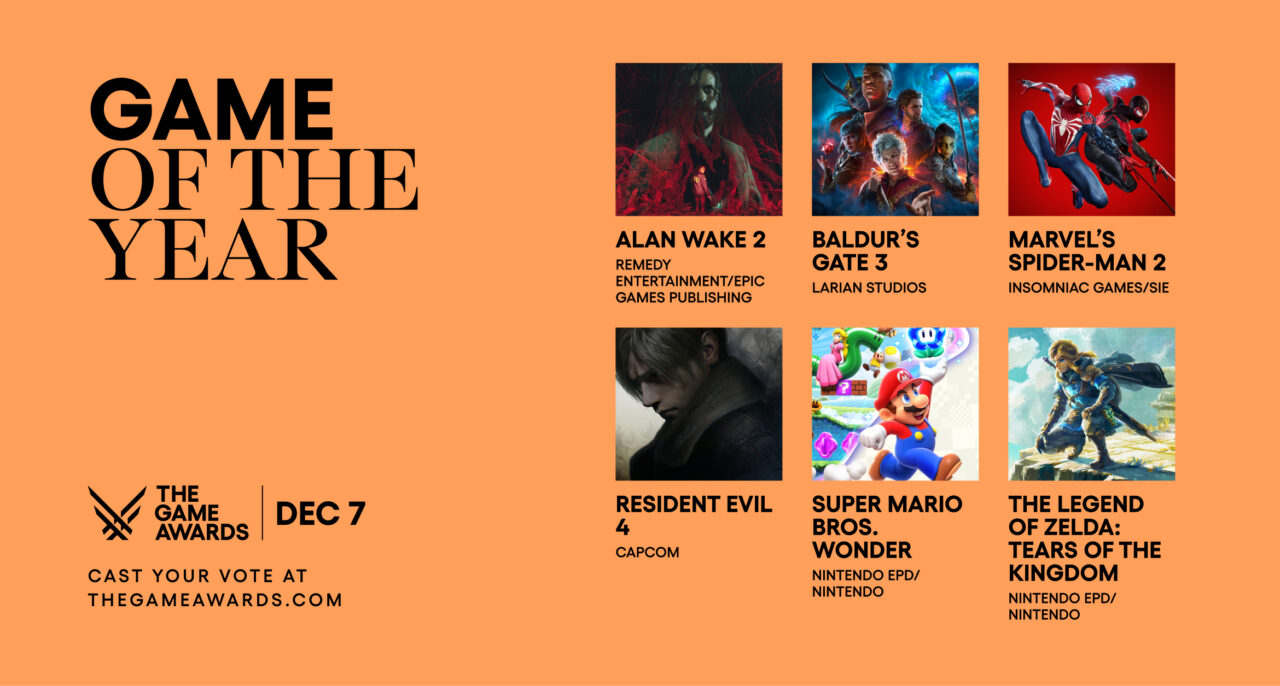 Daftar Nominasi The Game Awards 2023