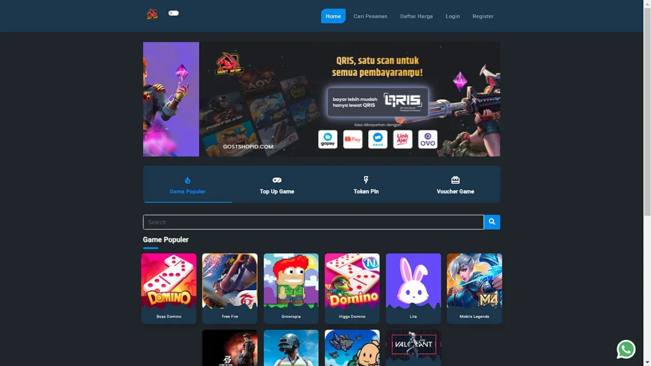 Top up higgs domino di gostshopid murah mulai dari 1m 1 Top up higgs domino di gostshopid murah meriah gamedaim