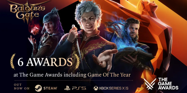 Daftar pemenang the game awards 2023 baldur's gate 3 sabet goty!