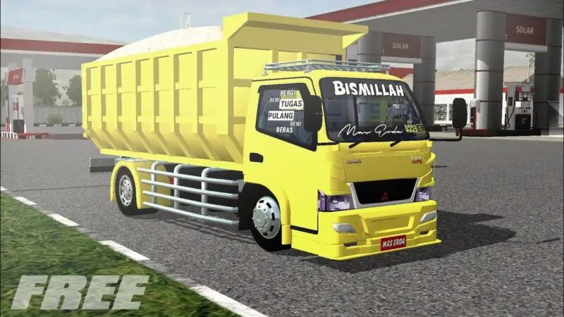 Download mod bussid truck canter muatan gayor terbaru 2024