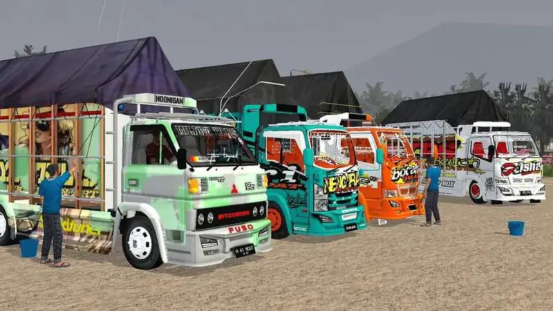 Download mod bussid truck canter muatan gayor terbaru 2024 1 1