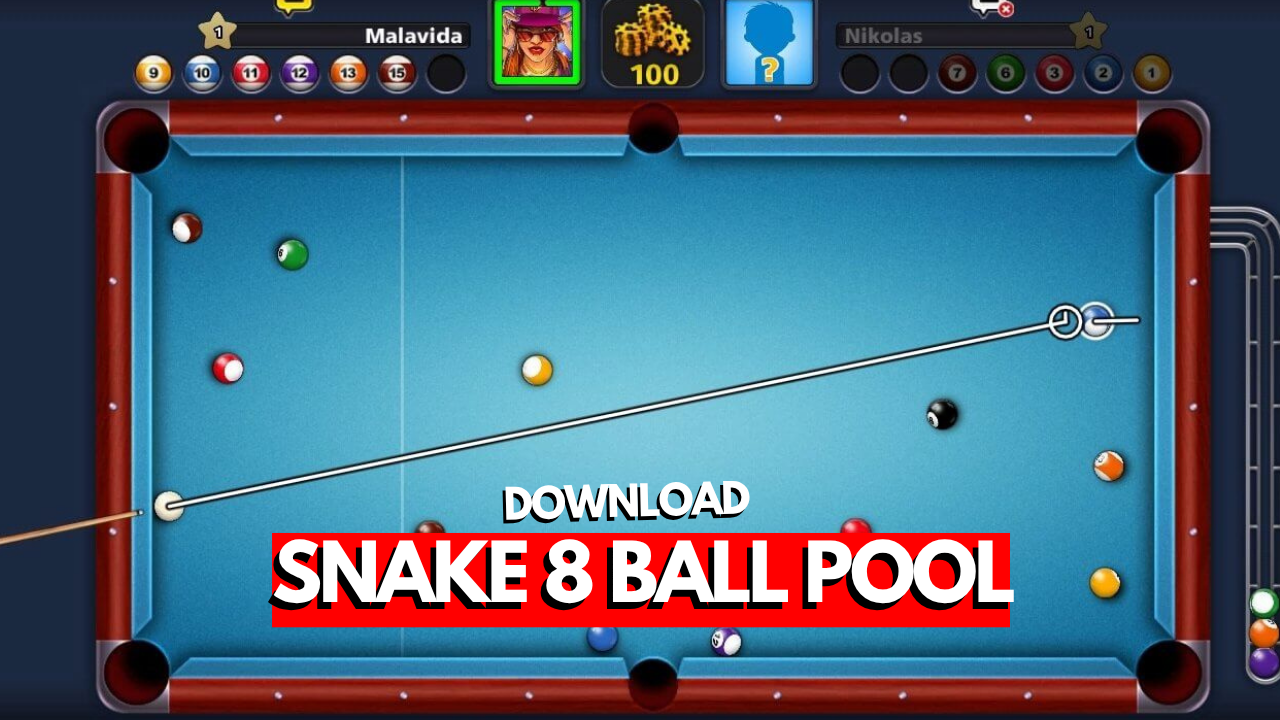 Snake 8 Ball Pool Mod APK Garis Panjang Terbaru 2026