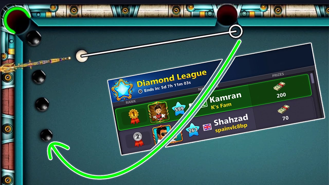 Snake 8 ball pool mod apk garis panjang versi terbaru 2024