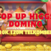 Top up higgs domino 10k 120m pulsa telkomsel gamedaim (1)