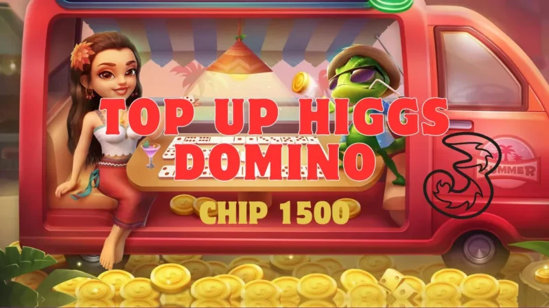 Top Up Higgs Domino 1500 Pulsa Tri 2023! Gamedaim