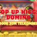 Top up higgs domino 3000 30m pulsa telkomsel gamedaim (1)