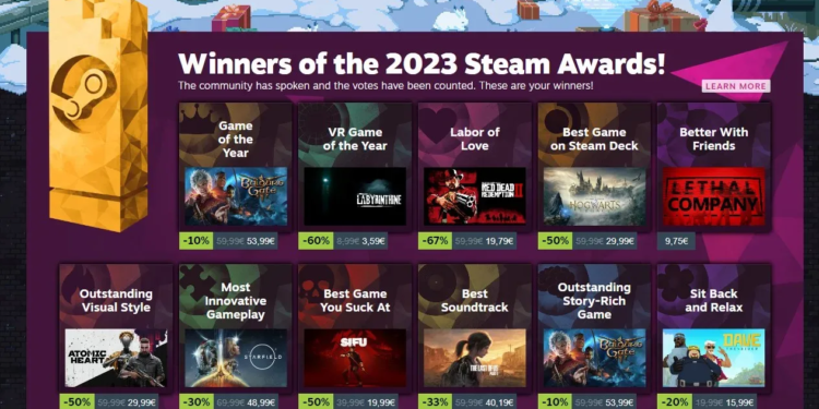 Daftar pemenang the steam awards 2023 baldur's gate 3 sabet goty!