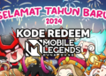 Kode redeem ml mobile legends 1 januari 2024