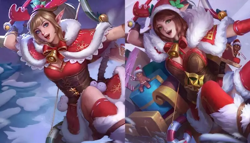 Daftar skin christmas mobile legends ml awal sampai sekarang