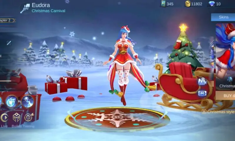 Daftar skin christmas mobile legends ml awal sampai sekarang eurdora