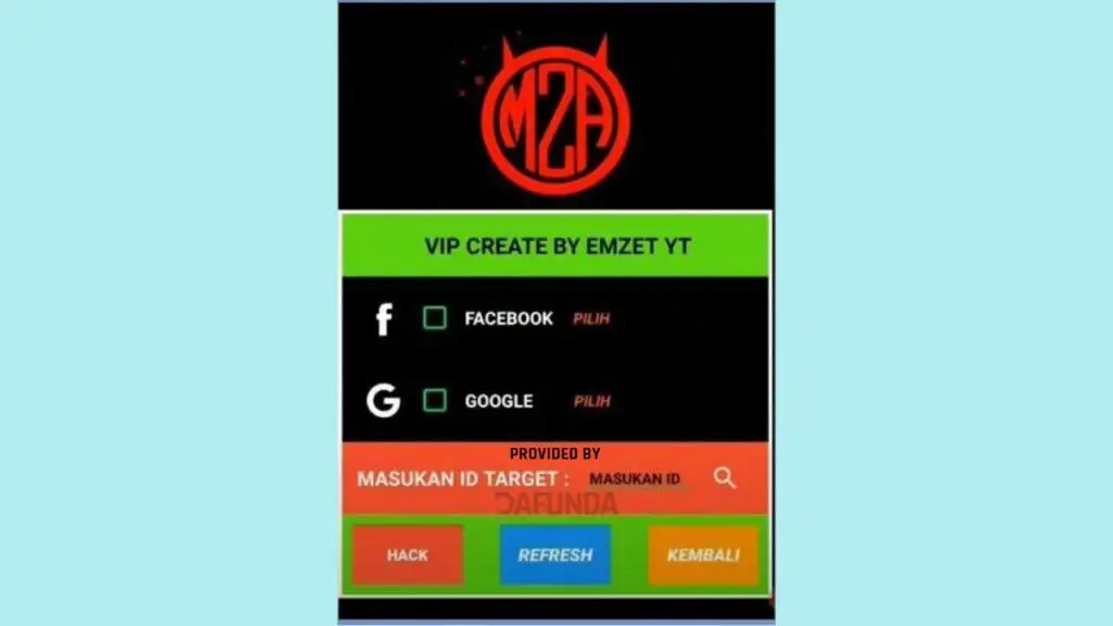 Emzet dark vip apk hack akun ff salin id terbaru 2024