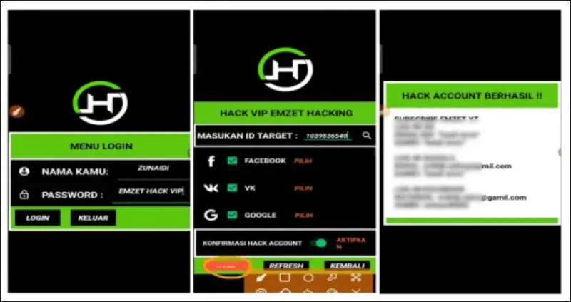 Emzet dark vip apk hack akun ff salin id terbaru 2024 download