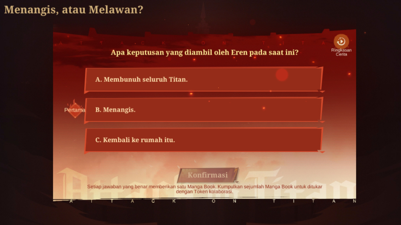 Kunci Jawaban Event AoT