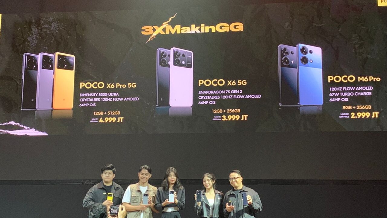 Pembukaan Awal Tahun 2024, POCO Rilis Tiga Smartphone Sekaligus