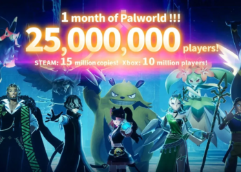 Penjualan palworld tembus 15 juta kopi di steam