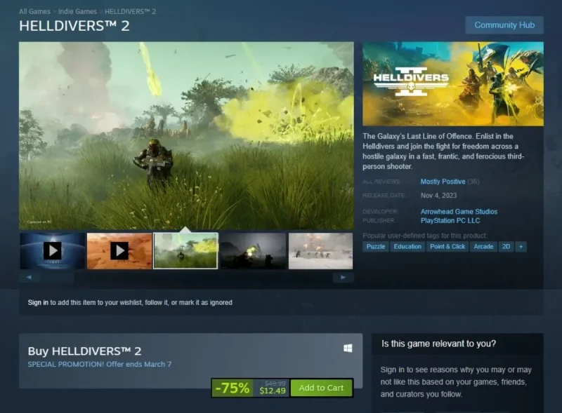 2 Game Indie Steam Menyamar Sebagai Helldivers 2 Untuk Tipu Pemain
