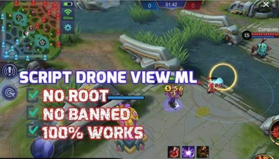 20 apk cheat mobile legends terbaru 2024 drone view