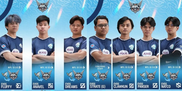 Evos glory mencapai kemenangan pertama di mpl id s13 dengan roster baru