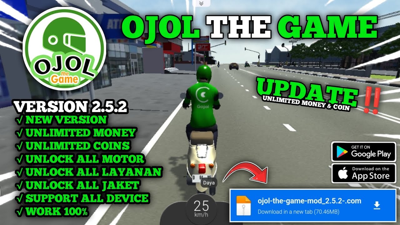 Ojol The Game Mod APK 2.5.2 (Unlimited money) Terbaru