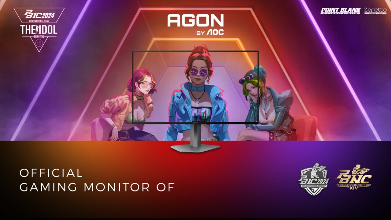 PBIC 2024 Akan Pakai AGON by AOC Sebagai Monitor Resmi