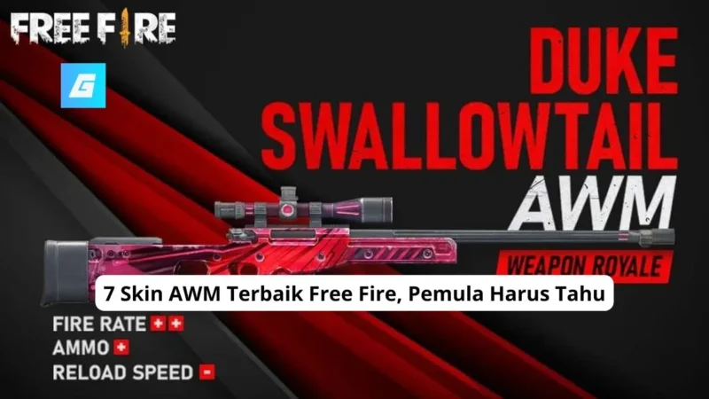 7 Skin AWM Terbaik Free Fire, Pemula Harus Tahu