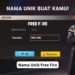 Nama unik free fire