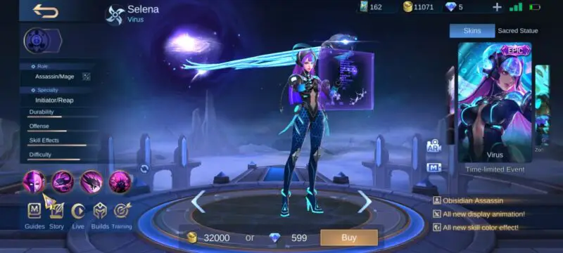 Skin selena 3