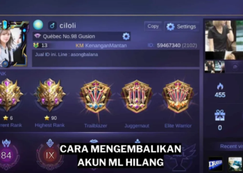 Cara mengembalikan akun ml yang hilang gamedaim