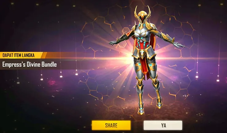 Daftar skin diamond royale free fire ff skin empress