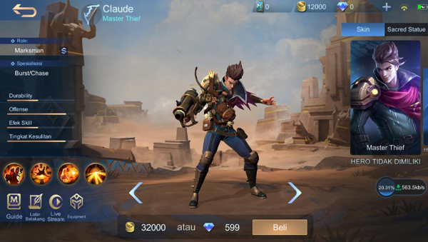 Skin claude