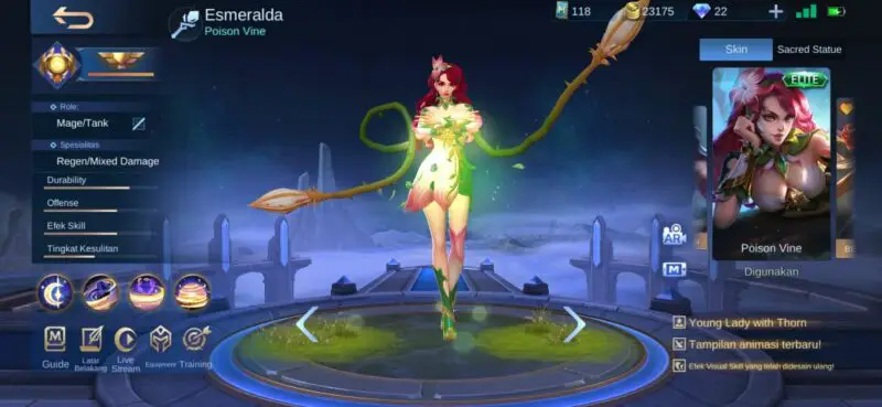 Skin esmeralda