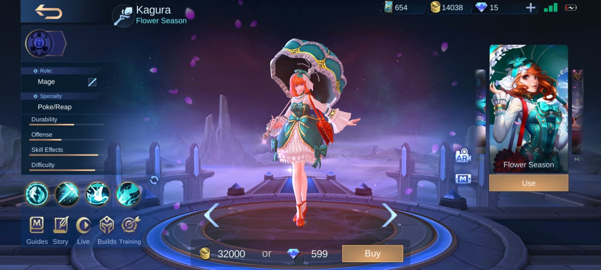 9 Skin Kagura Mobile Legends (ML) 6 Skin Kagura 4